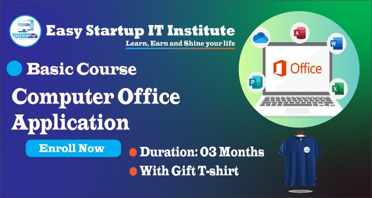 Computer Office Application With Govt. Certificate (online Class)